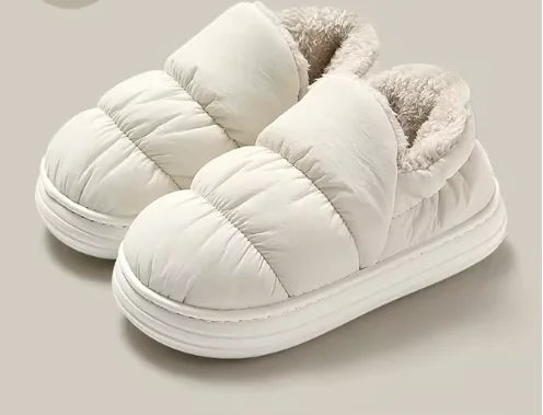 Ankle Wrap Cotton Slippers Women's Winter