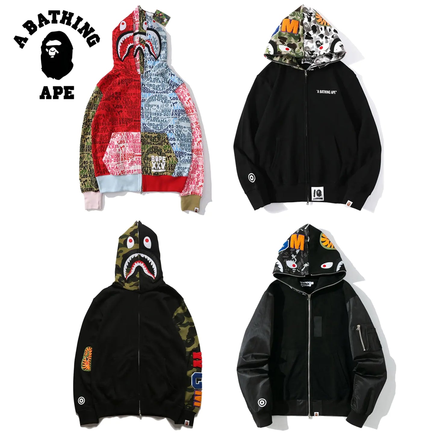 Patchwork Hoodies